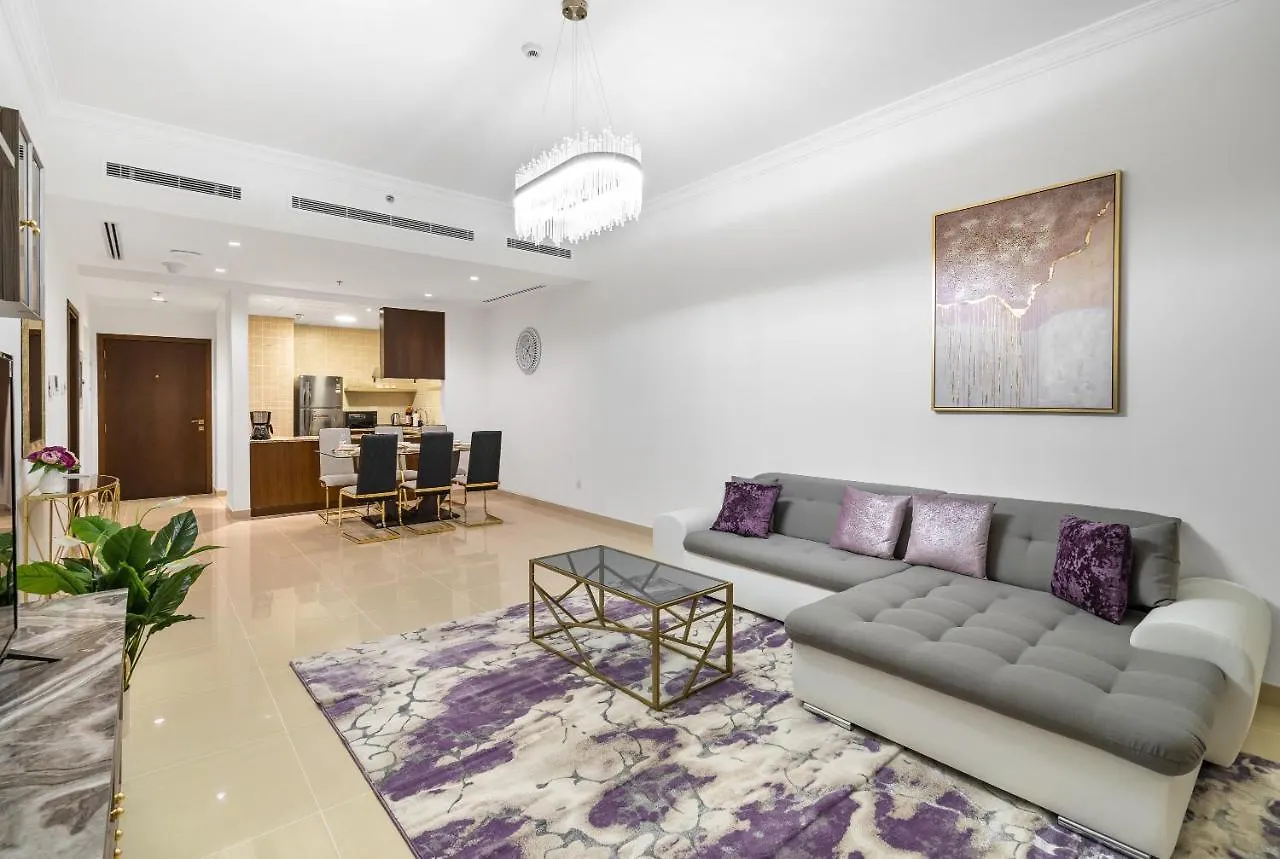 דירה דובאי Globalstay At Palm Jumeirah Beachfront Paradise With Pool And Gym איחוד האמירויות הערביות