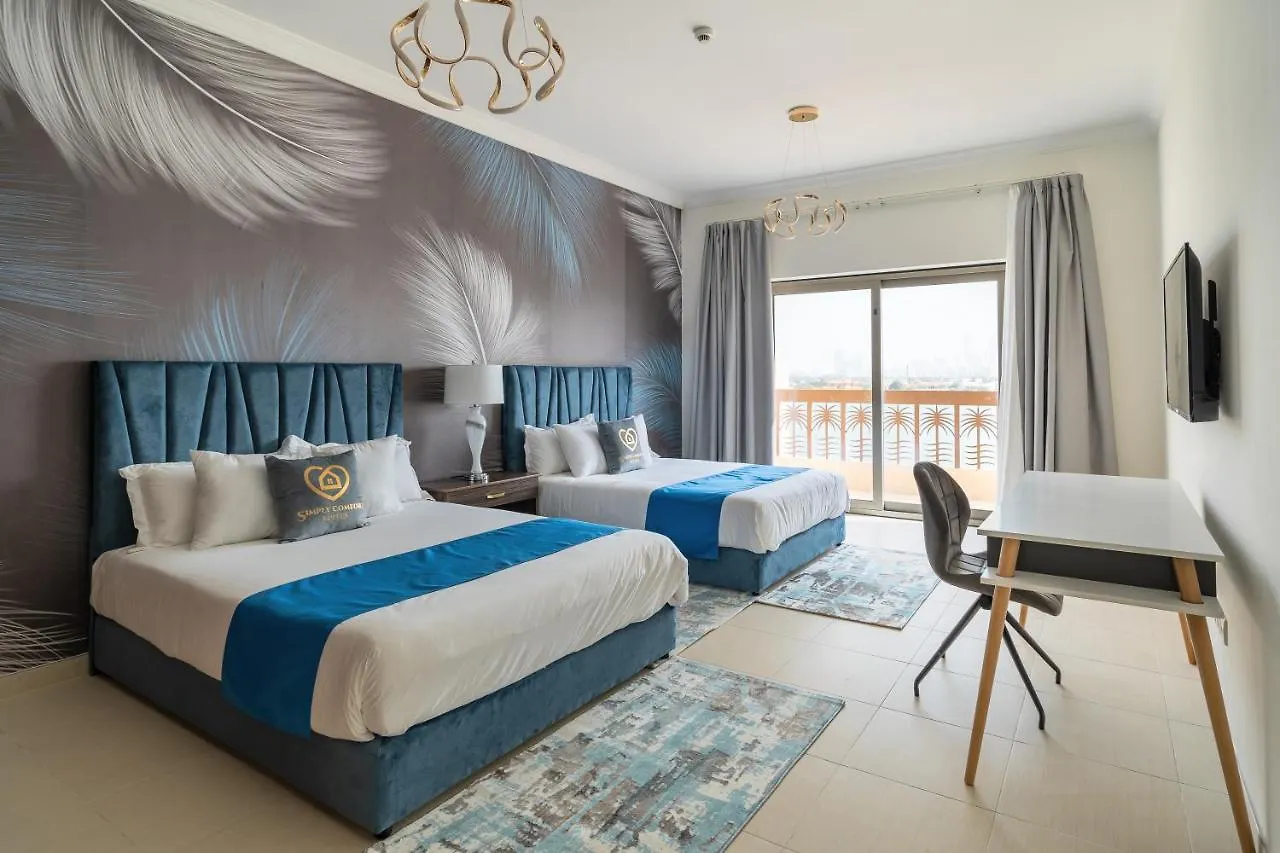 Globalstay At Palm Jumeirah Beachfront Paradise With Pool And Gym Dubaj
