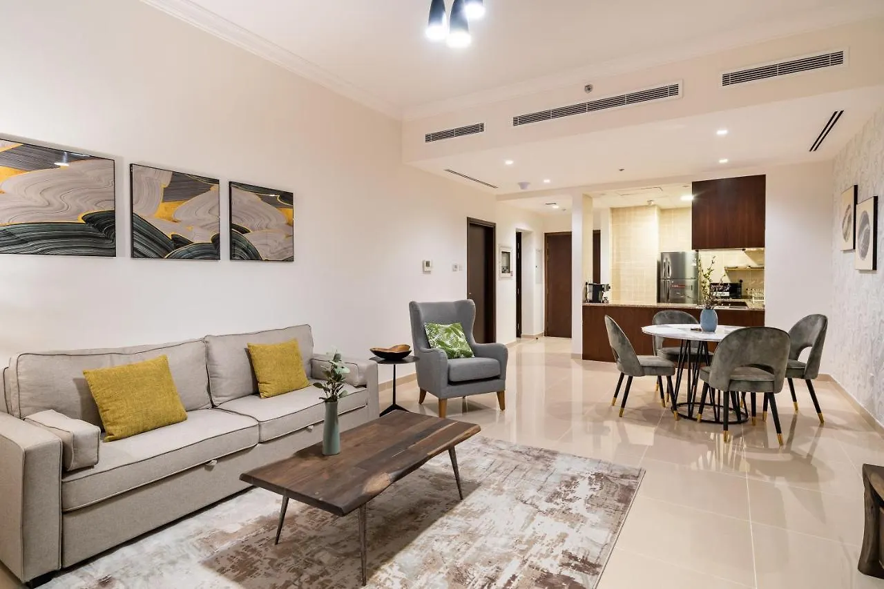 Apartament Globalstay At Palm Jumeirah Beachfront Paradise With Pool And Gym Dubaj Zjednoczone Emiraty Arabskie