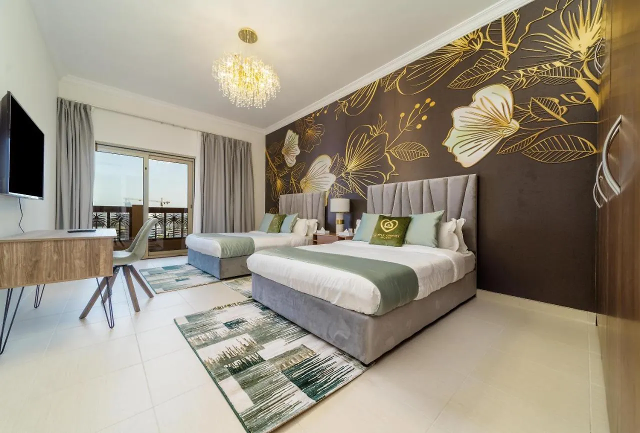 Apartament Globalstay At Palm Jumeirah Beachfront Paradise With Pool And Gym Dubaj